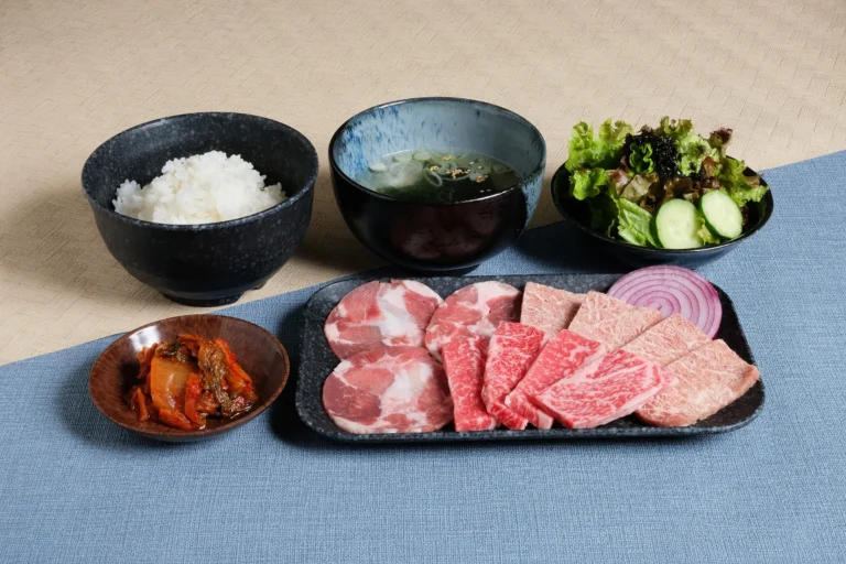 国産黒毛牛焼肉と炎のトロタンランチ